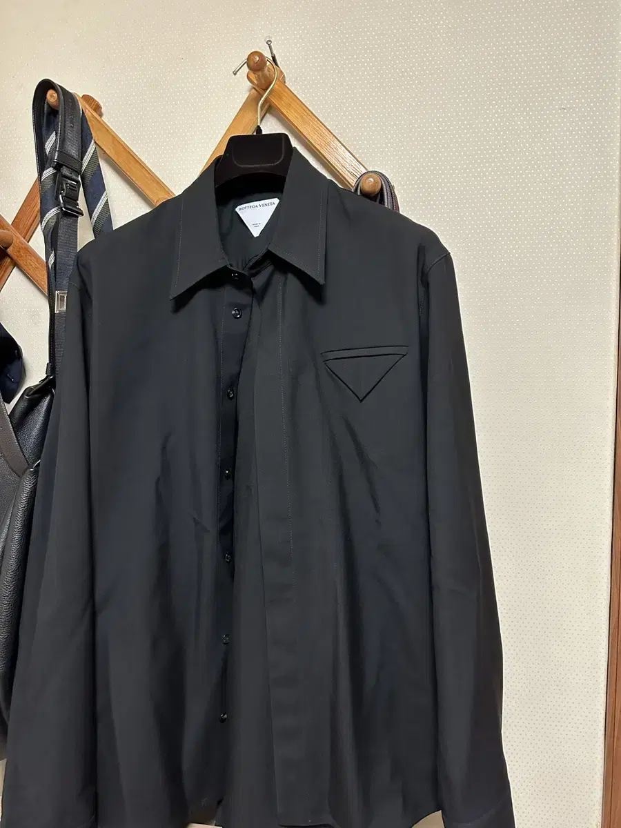 Bottega Veneta Triangle Shirt, Size 50