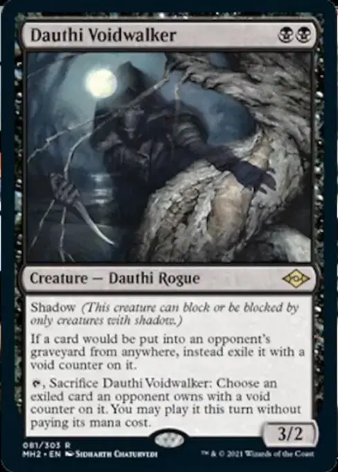 Magic the Gathering mtg Dauthi Voidwalker English Edition