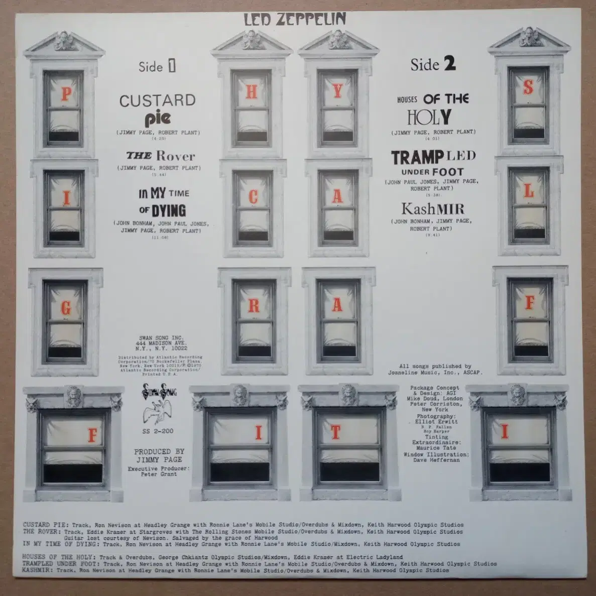 led zeppelin physical graffiti lp