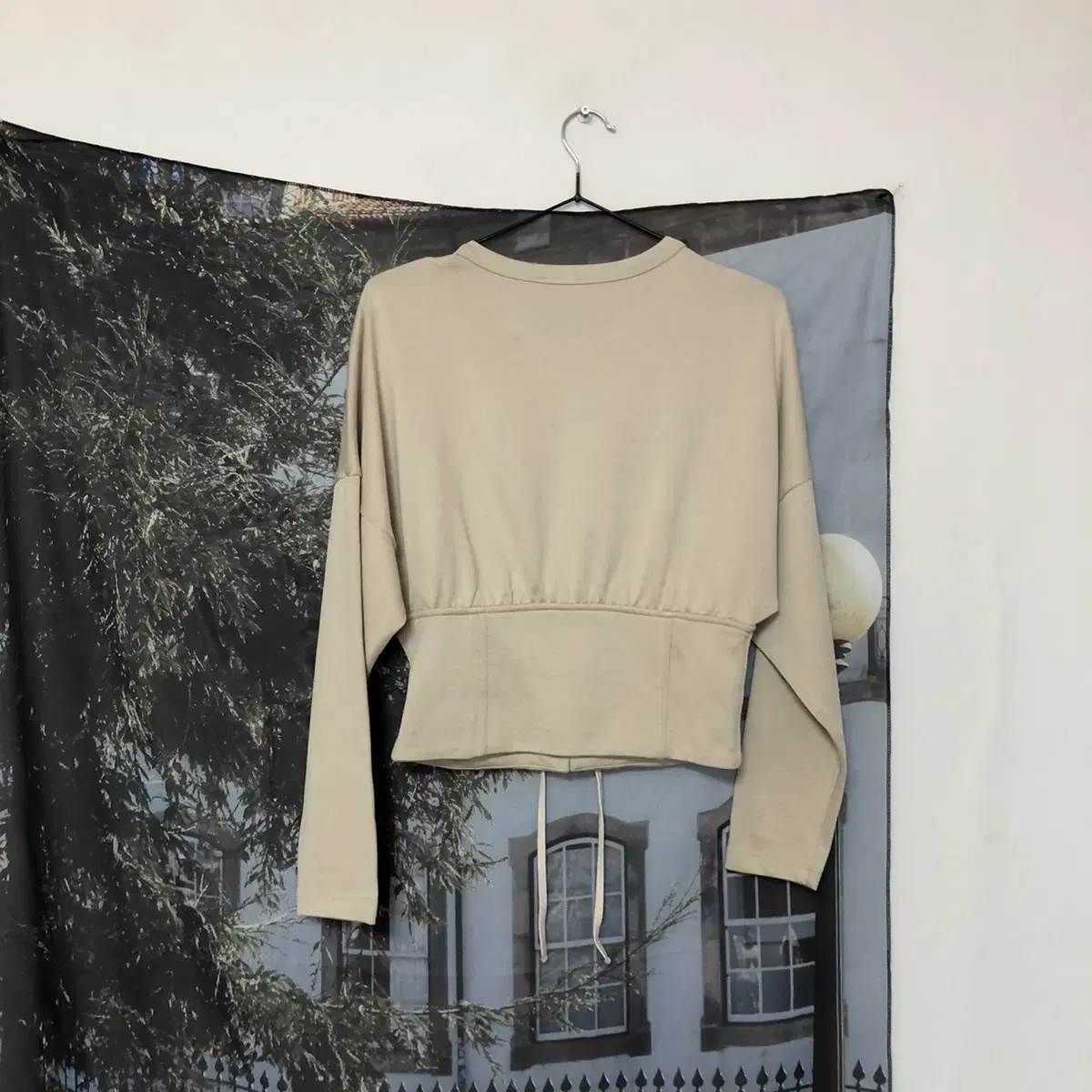 Vintage Zara beige corset knit