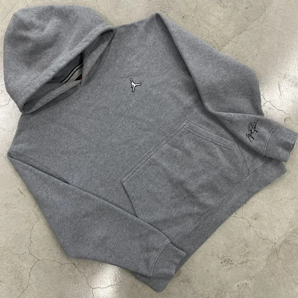 Jordan Logo Gray Hoodie