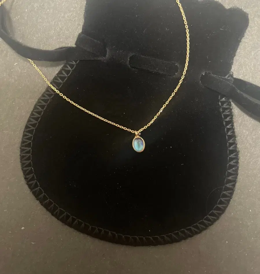 14k Moonstone Necklace