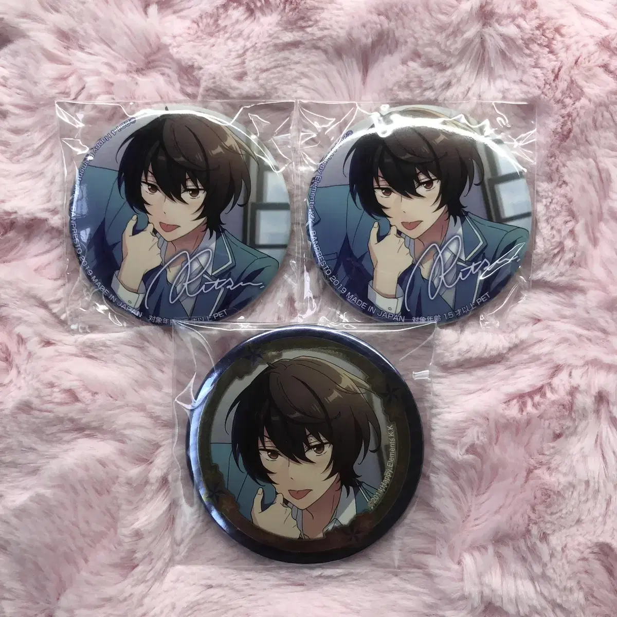 Angsta Sakuma Ritsu Halloween CanBadge Badge Badge Kyarakore Burracan