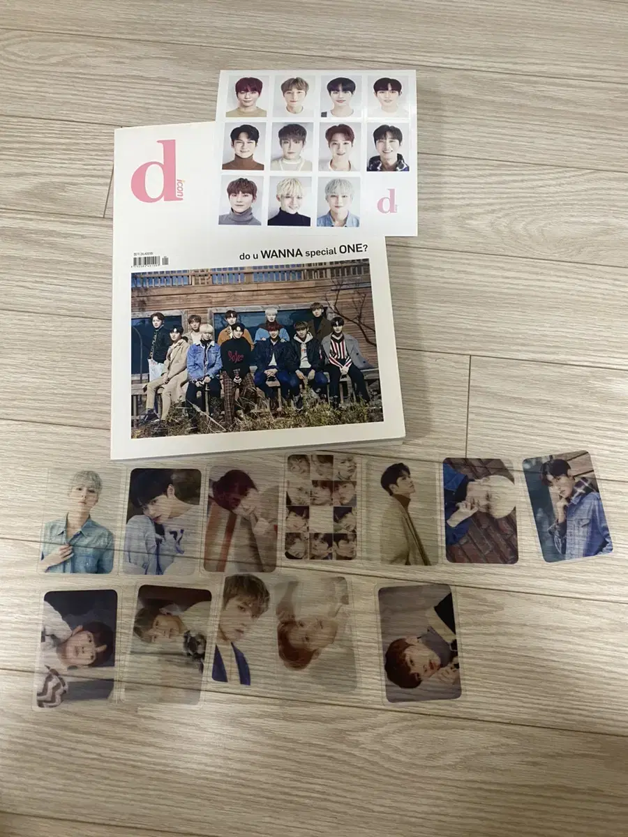 wanna one diicon magazine