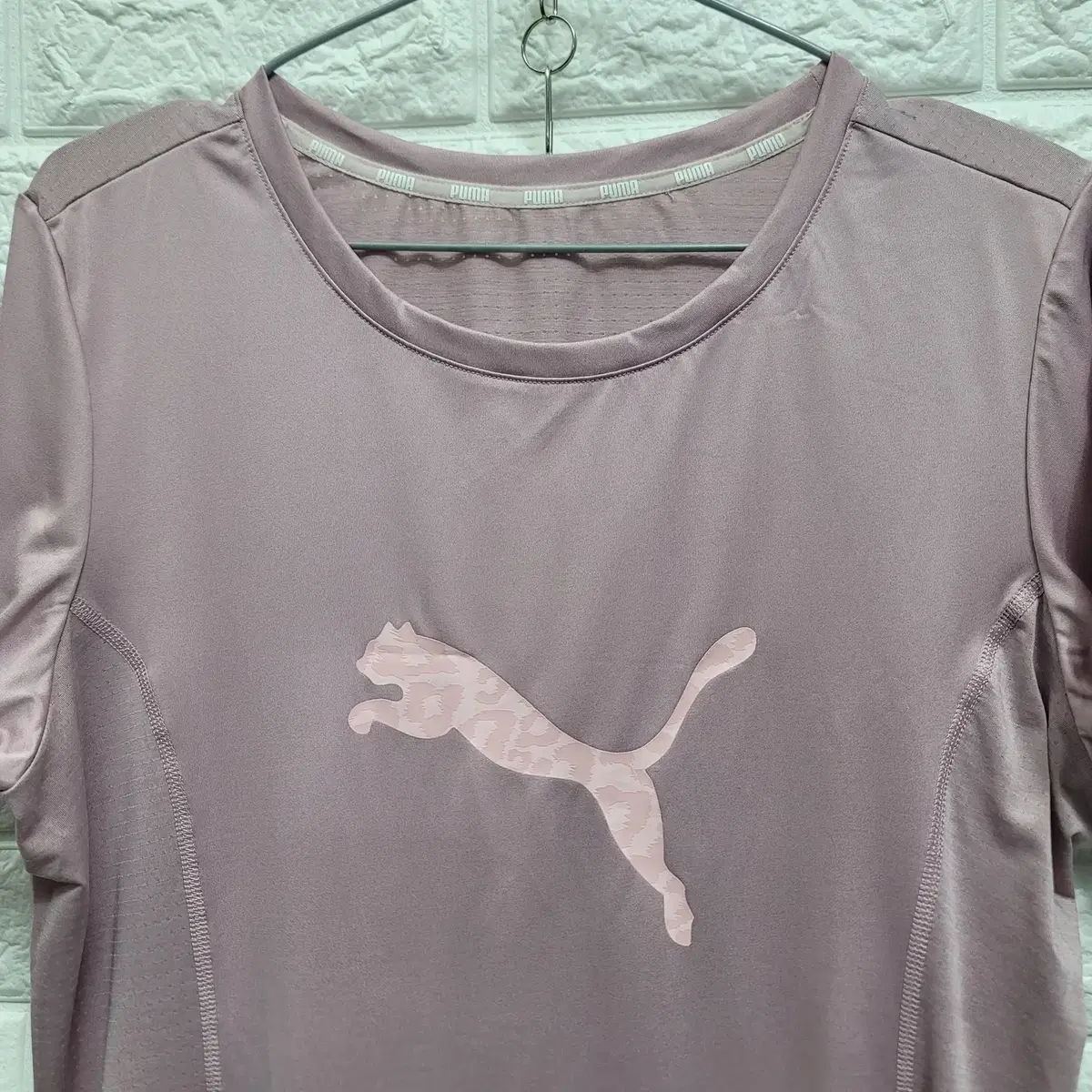 100-(PUMA)푸마 반팔 라운드 운동복 티셔츠 50*63