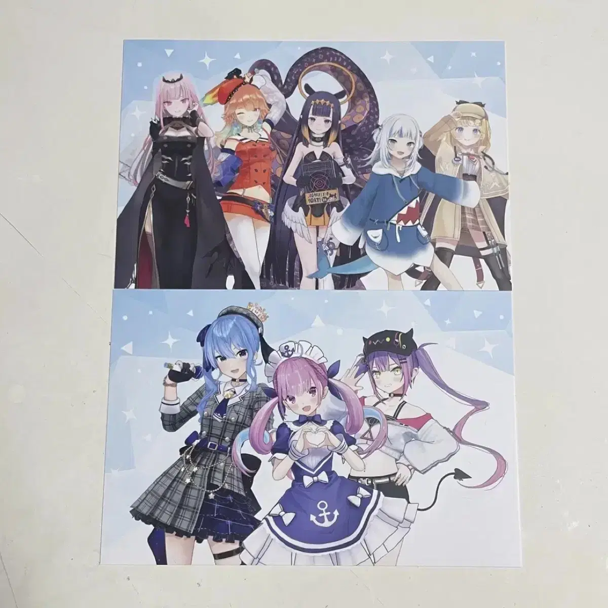 Hololive Postcard postcard pre-order benefit AnyPlus Collab Cafe