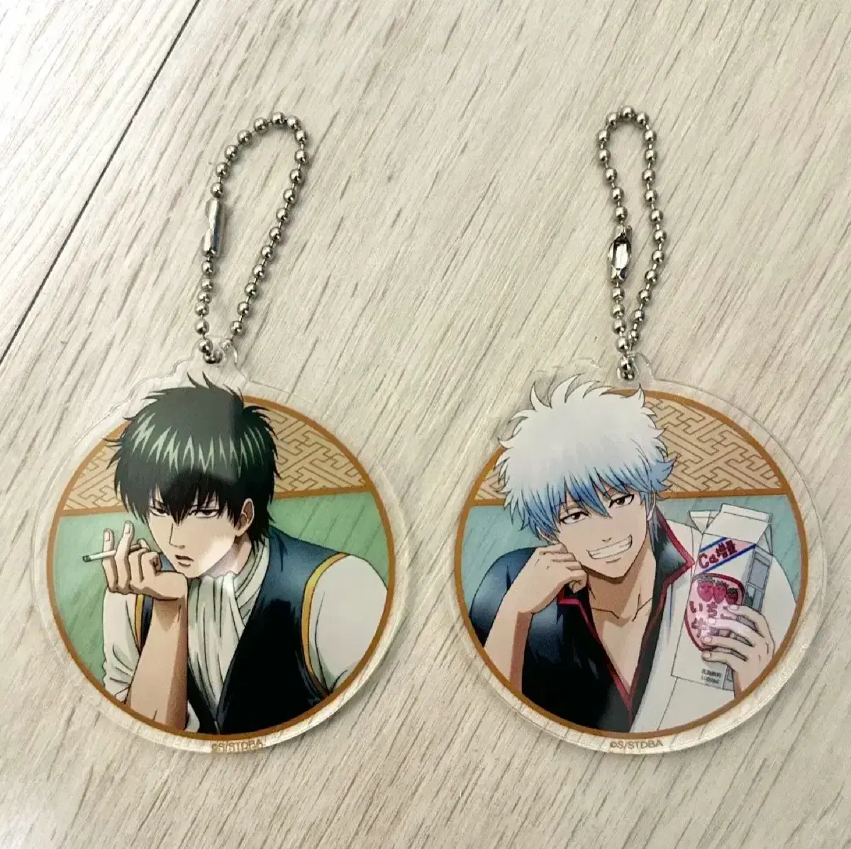 Gintama Hijikata Gintoki acrylic sells key holder keyring 