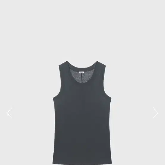 모노하 scoop slim sleeveless gray