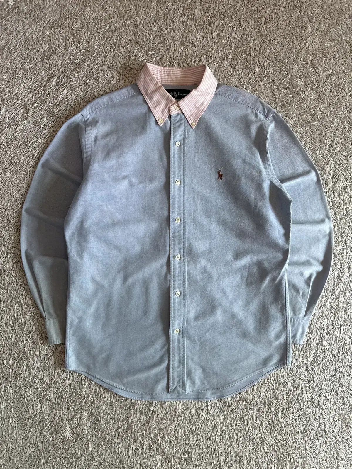 [M] Polo Ralph Lauren POLO Oxford Colorphony kara Colorblocked shirt