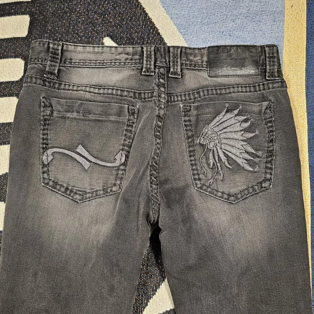 SHANE Indian Embroidered Denim Spanpants 32