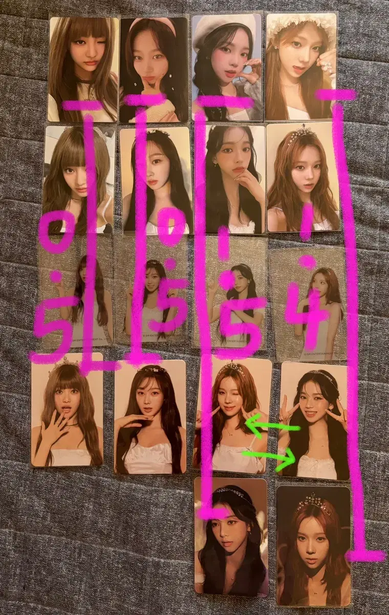 Aespa karina winter giselle ningning 2023 seasons greetings photocard tc wts Bulk