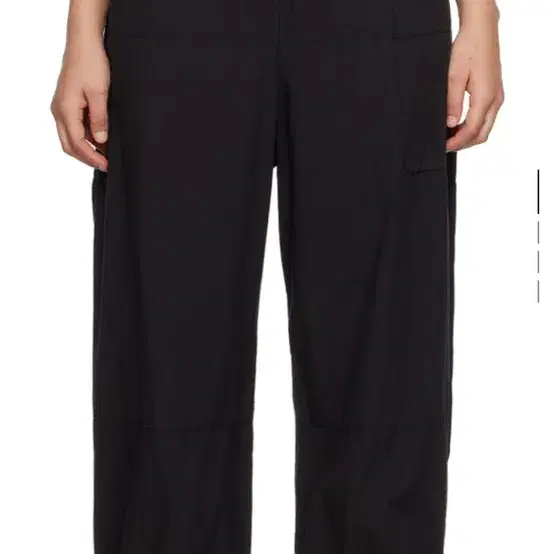 [42] Lemaire Parachute Pants Black