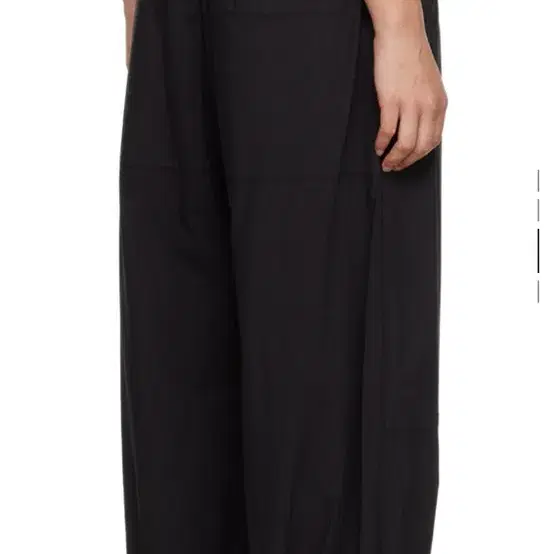 [42] Lemaire Parachute Pants Black