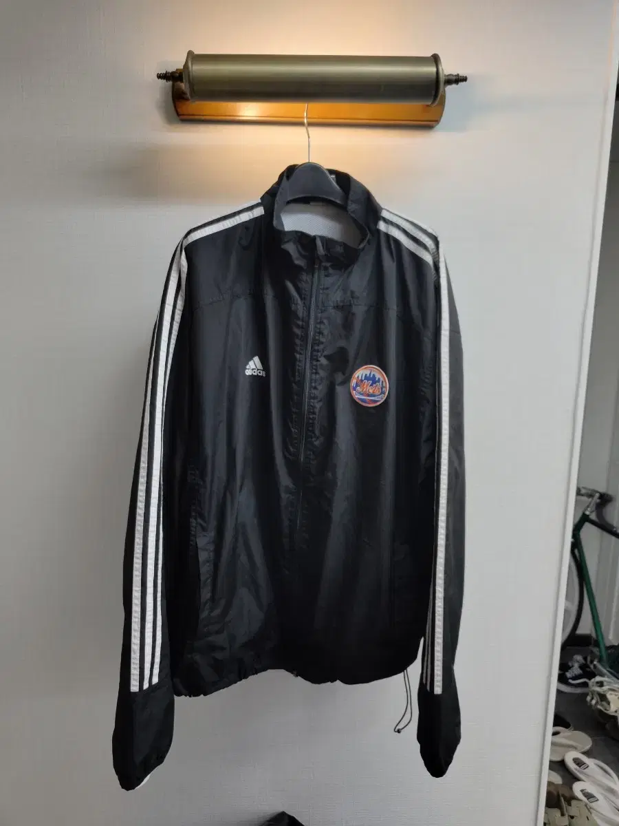 2XL) Adidas Old School New York Mets Windbreaker