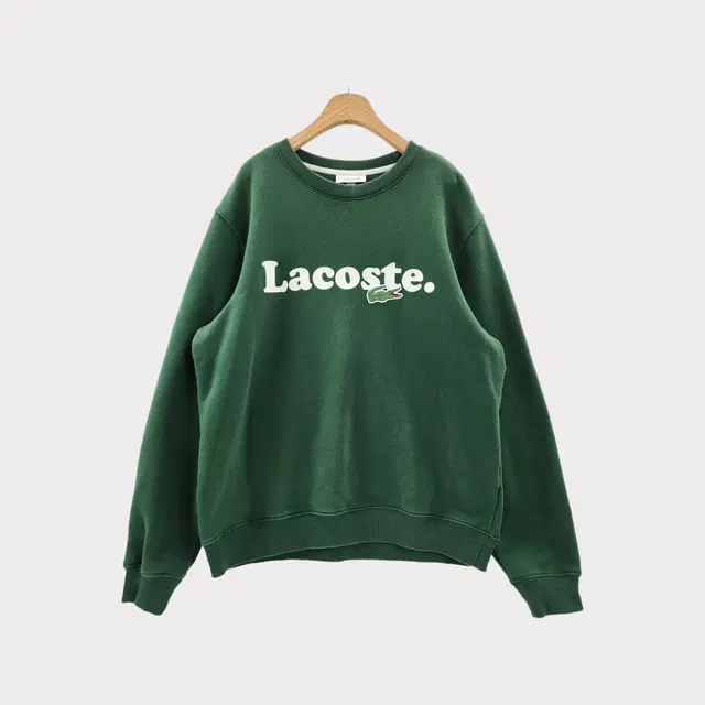 [L] Lacoste 라코스테 남성 레터링 맨투맨 스웨트셔츠