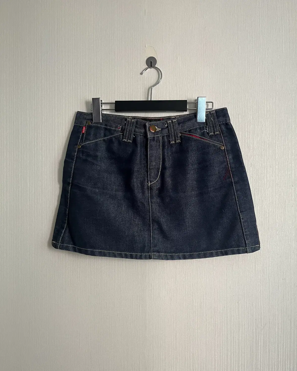 Levis engineer mini skirt