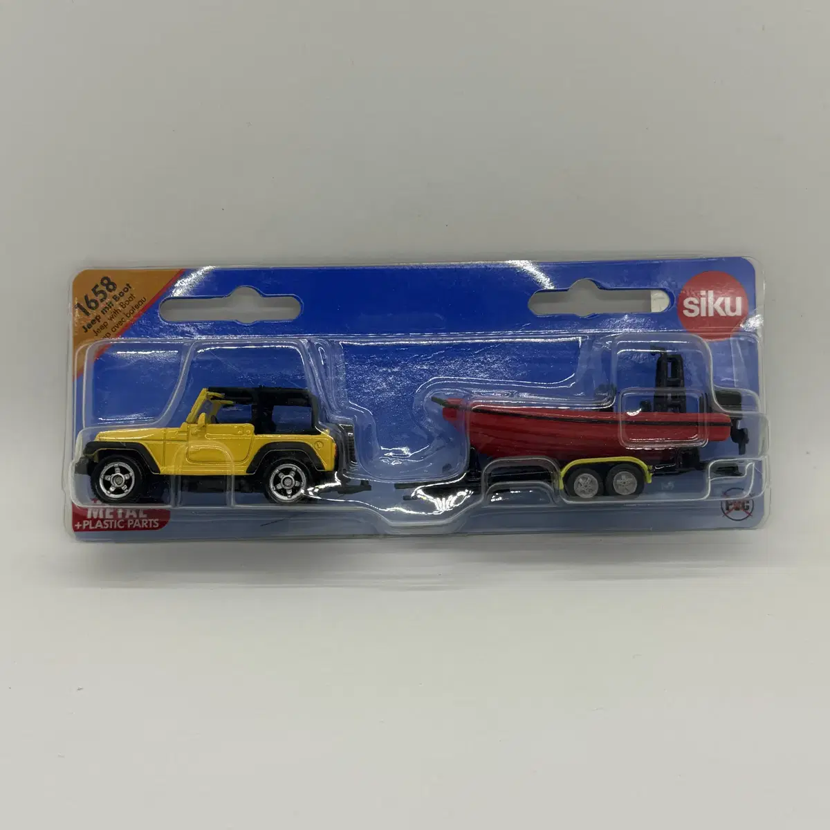 Siku Die-Cast Jeep Boat