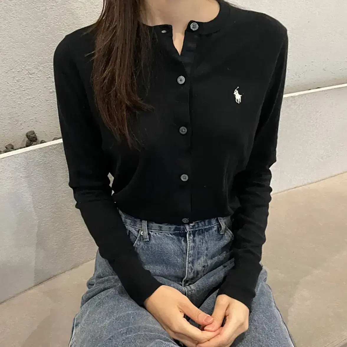 택포/정품)새상품 폴로 랄프로렌 가디건 피마코튼 여성용 최저가