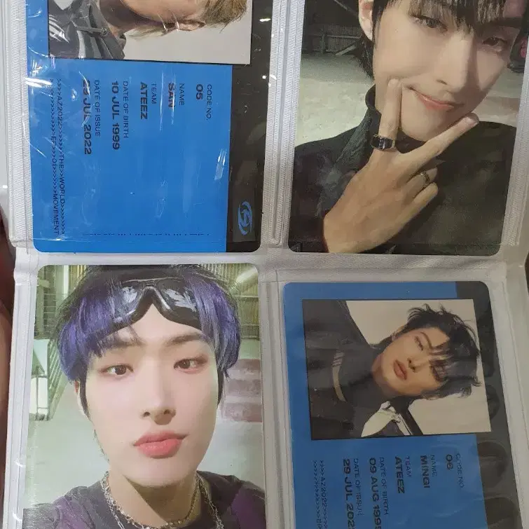 에이티즈 ATEEZ 포카 처분 산 민기 SAN MINGI