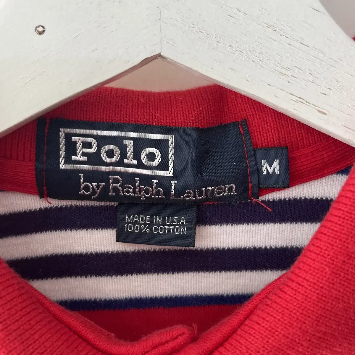 POLO RALPH LAUREN stripe pk shirt 미국제