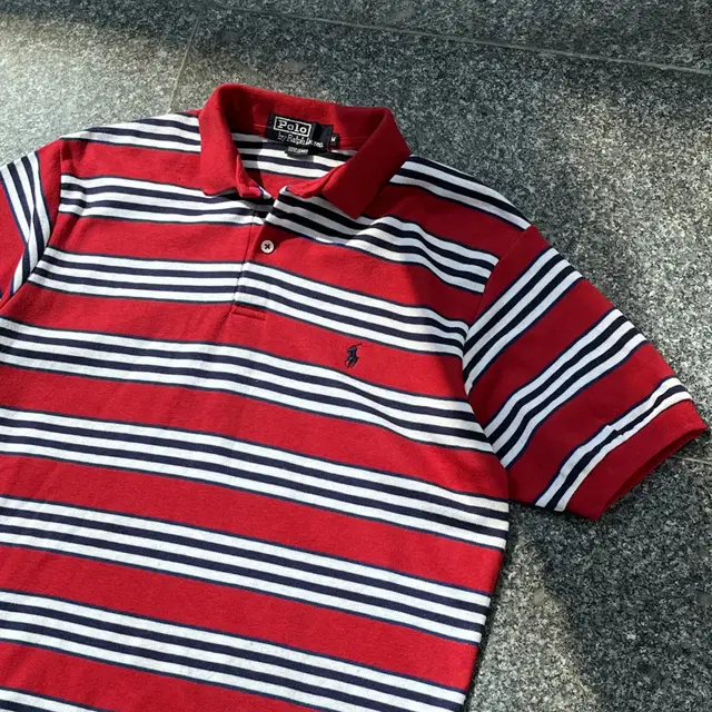 POLO RALPH LAUREN stripe pk shirt 미국제