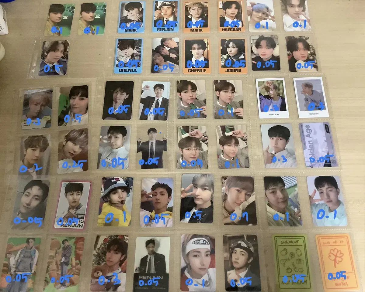 NCT Dream, nct 127 sells photocards too