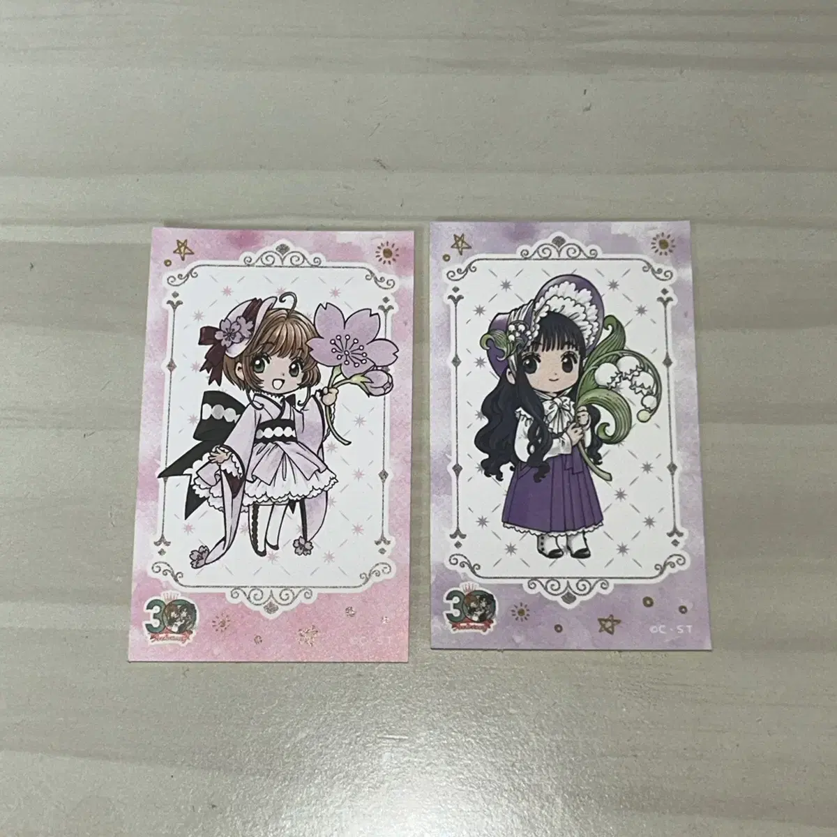 Clamp 30th Anniversary KardCaptain Sakura sakura Tomoyo sticker Set