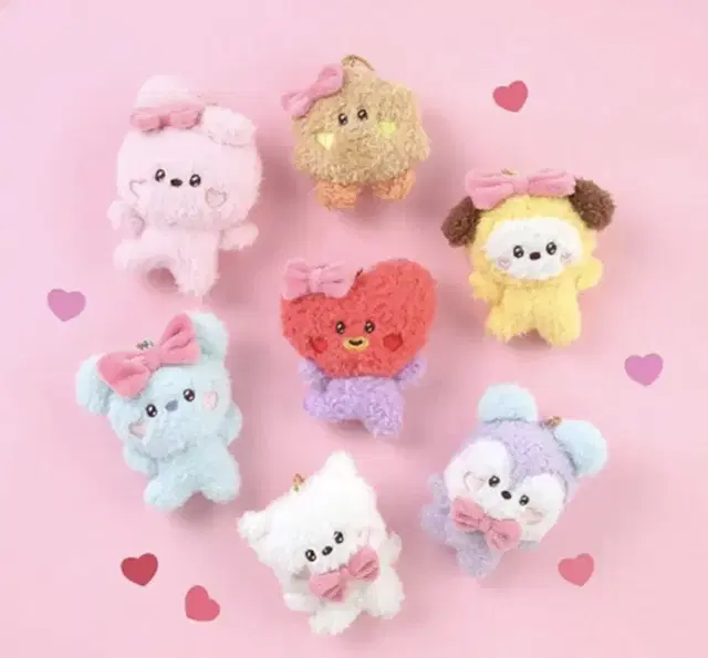 현물 bt21 lovely keyring 러블리 키링 가방고리 bts