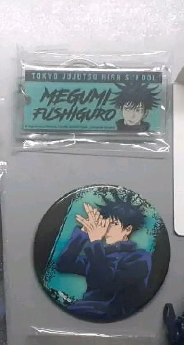 Zuu Spinning Fushiguro Megumi Jade Dog Badge Name acrylic keyring Sell wts