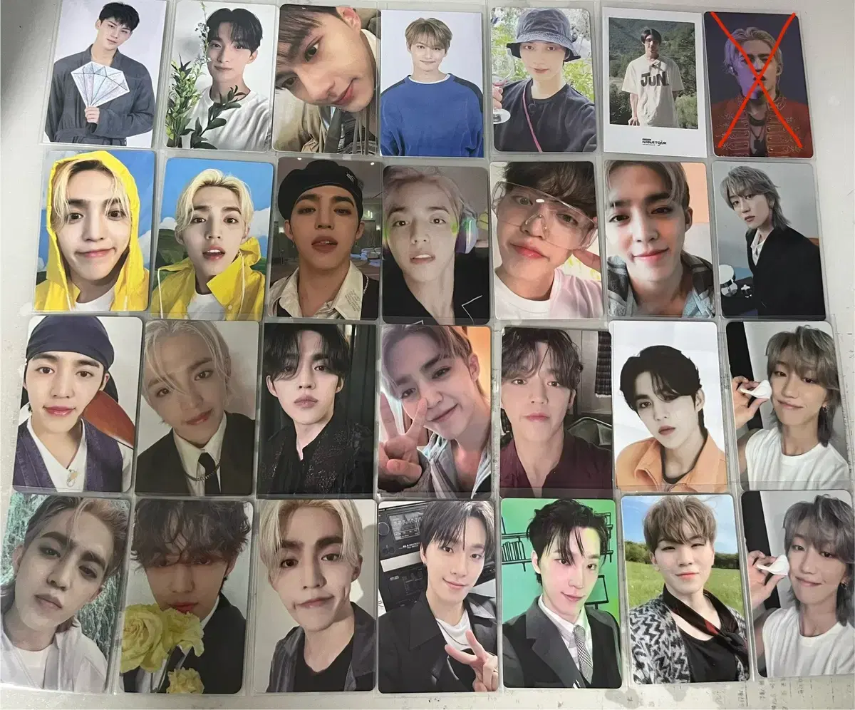 Seventeen photocard 28 sheets in bulk, seungkwan wts love notes