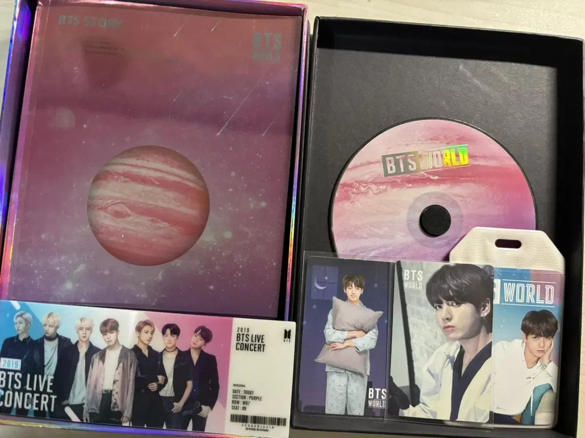 BTS Beatles World Limited Edition album jungkook photocard coupon nametag