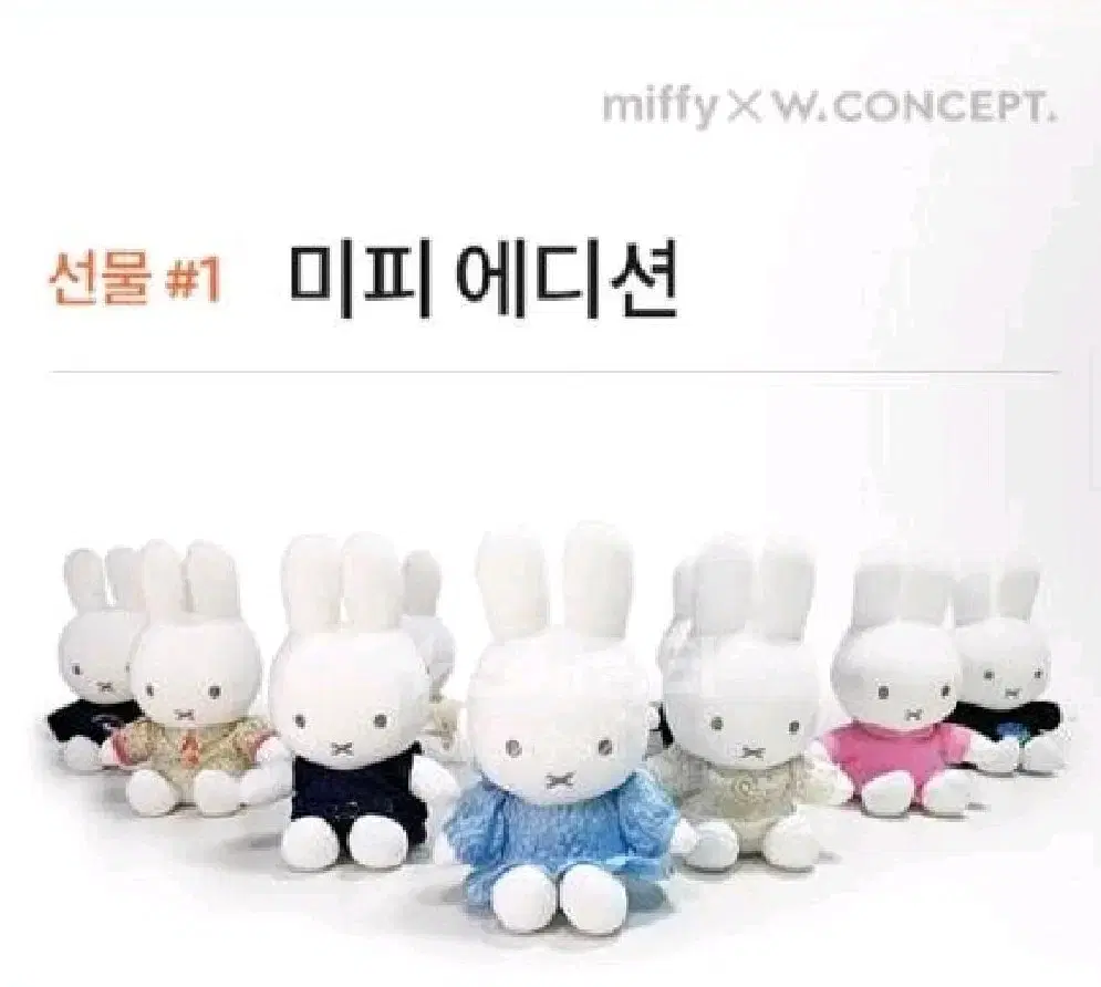 w컨셉 미피 인형 에디션