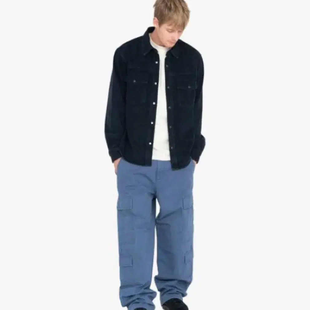 스투시 Ripstop Surplus Cargo - Washed Blue