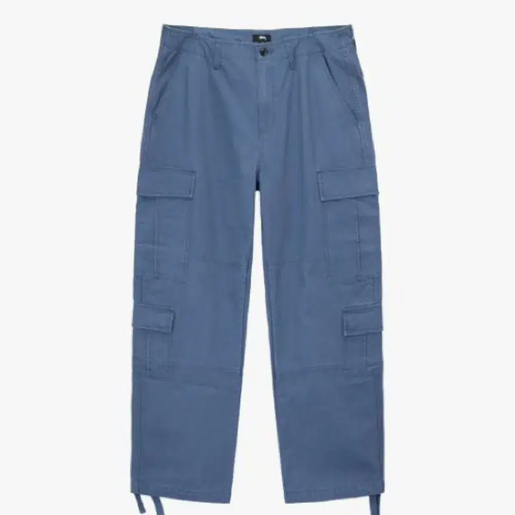 스투시 Ripstop Surplus Cargo - Washed Blue