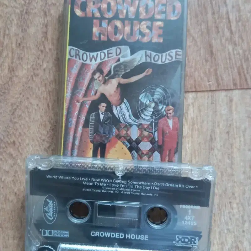 crowded house 수입 카세트테이프