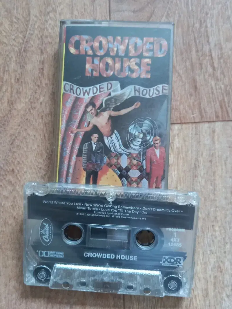 crowded house 수입 카세트테이프