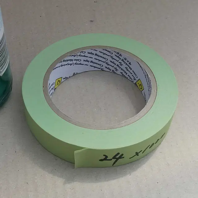 masking tape 종이 마스킹테이프 그린색 24x 80M