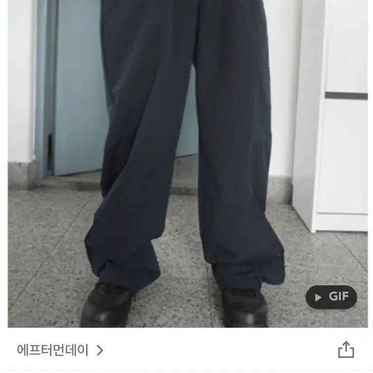 애프터먼데이 mix texture snap pants (베이지)