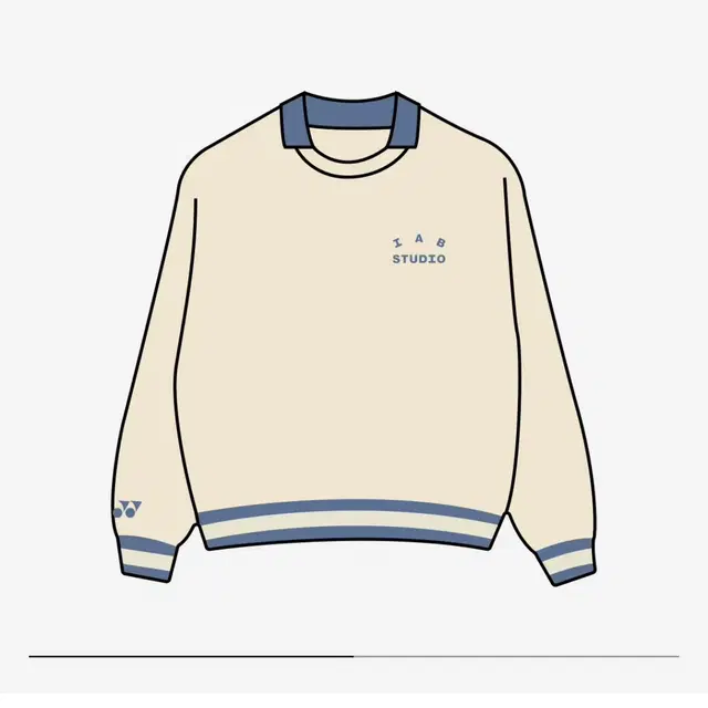 아이앱IAB Studio x Yonex Sweatshirt Reed Ye