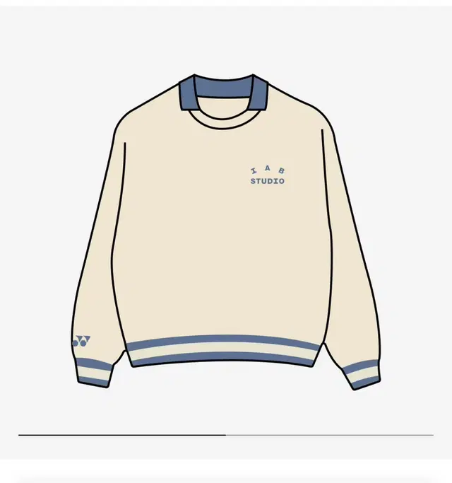 아이앱IAB Studio x Yonex Sweatshirt Reed Ye