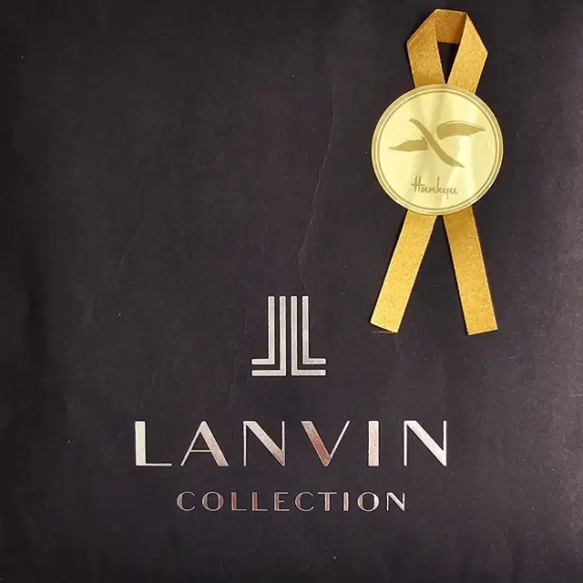 [새상품 미사용] 정품 랑방 손수건 Lanvin 명품