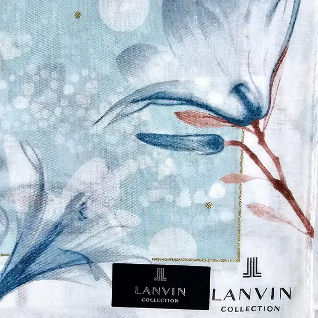 [새상품 미사용] 정품 랑방 손수건 Lanvin 명품