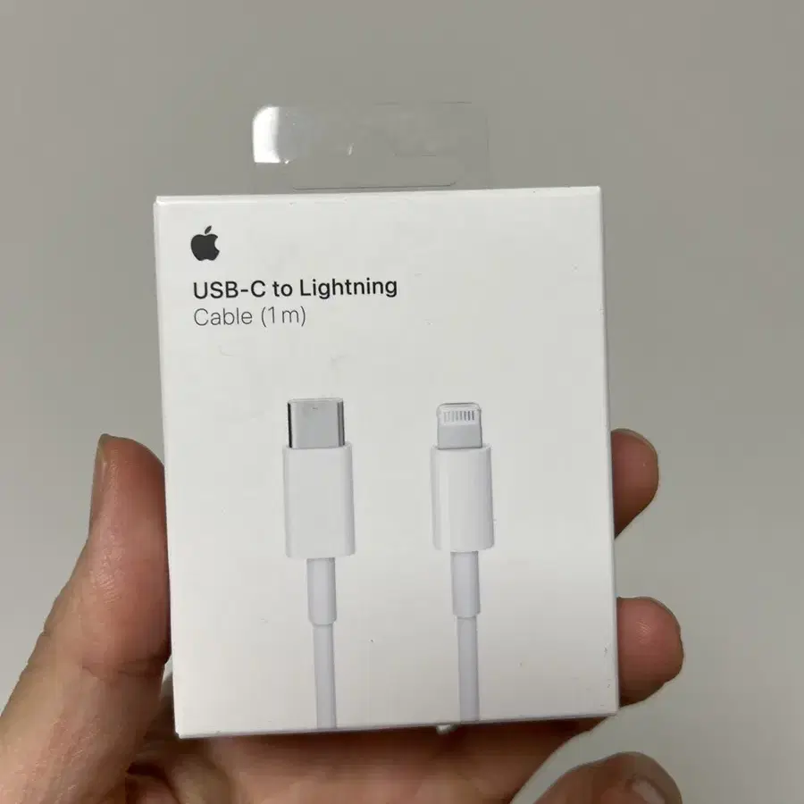 애플 정품 usb c 라이트닝 케이블 미개봉