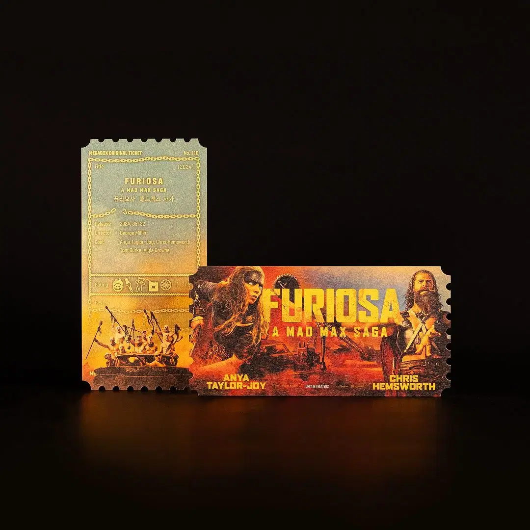 SOLD ] Mad Max: Furiosa Original Ticket