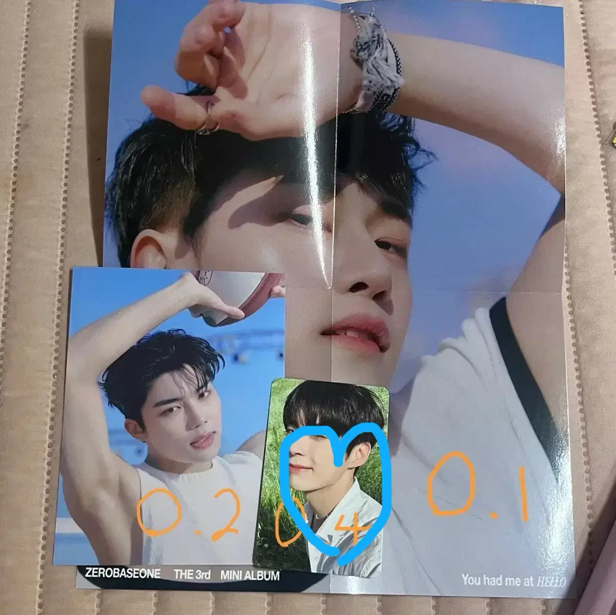 Sun Hanbin park gunwook seok matthew digipack photocard postcard poster