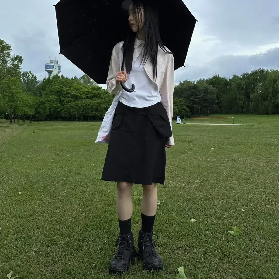 우화 NORA POCKET skirt