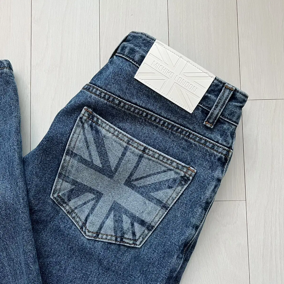 미치코런던 SEMI-WIDE JEANS BLUE S