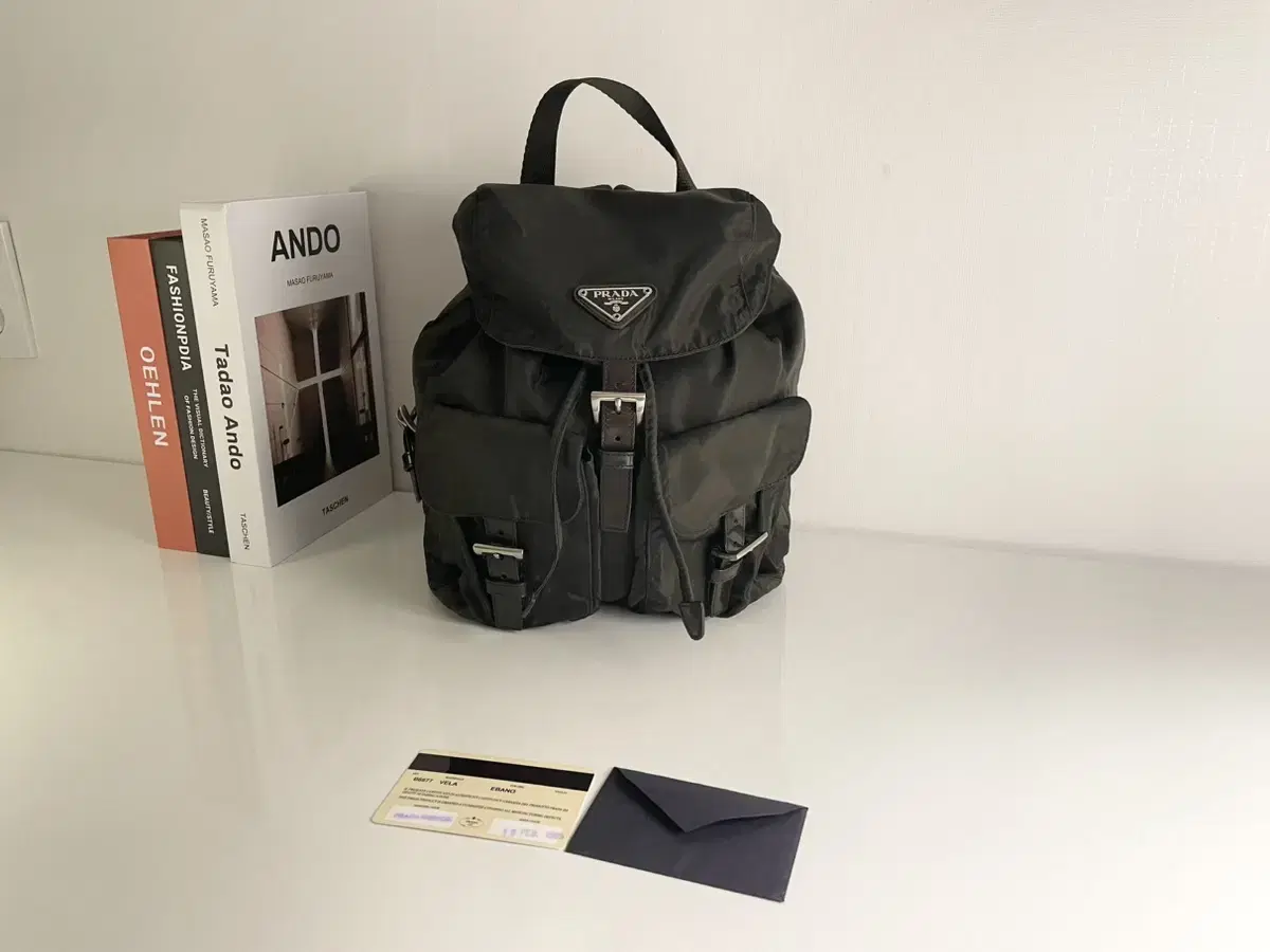 Pre-owned Prada Backpack Khaki