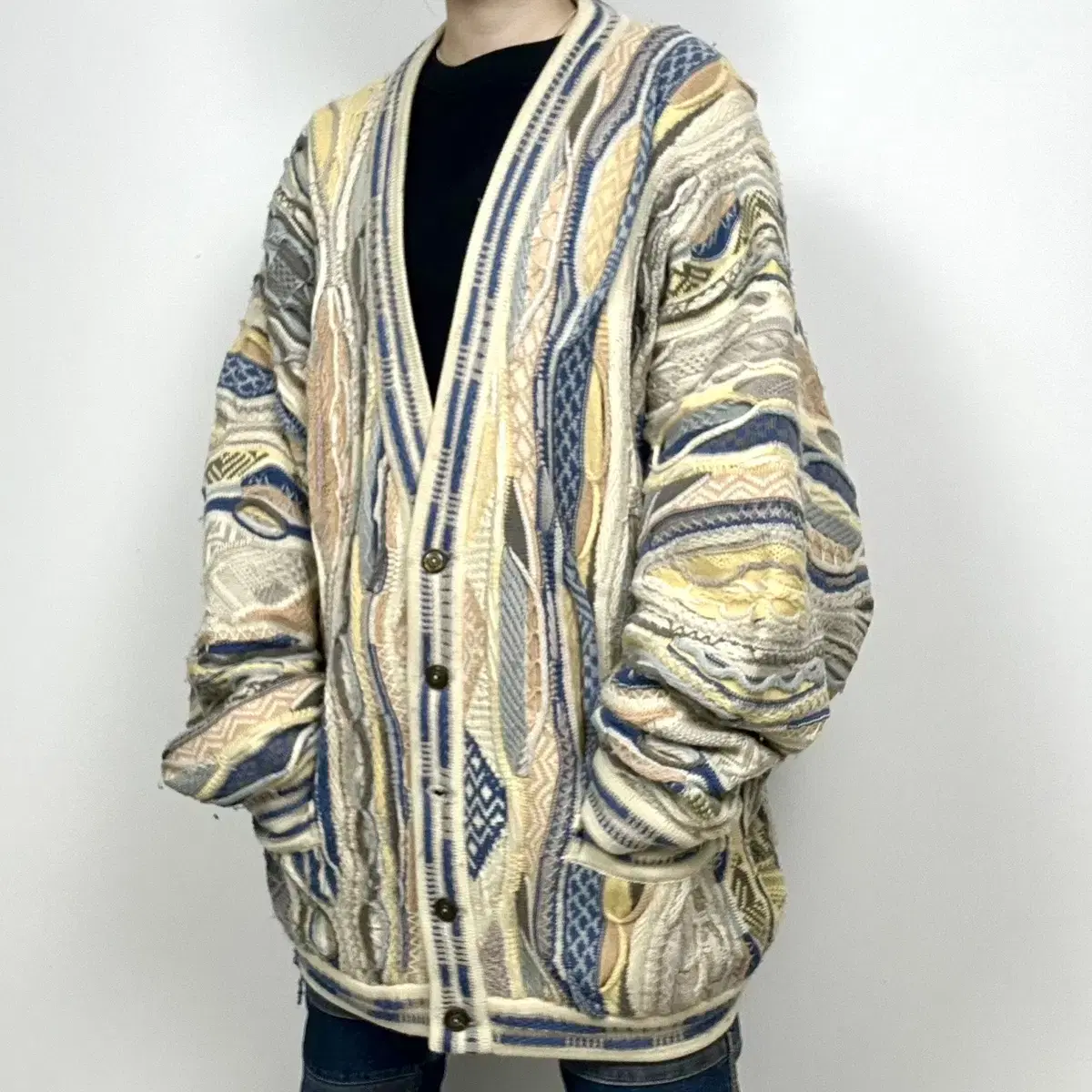 (Free shipping) Coogi Coogi Australia Cable Cardigan