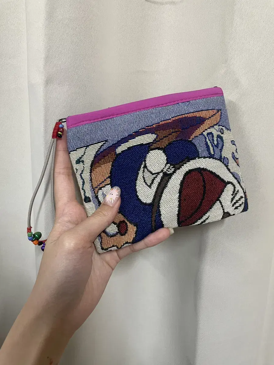 Genuine) New Doraemon Embroidery Pouch